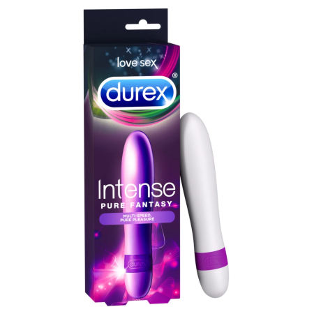 Durex Intense Pure Fantasy Personal Massager, Multi-Speed, 15.5 cm
