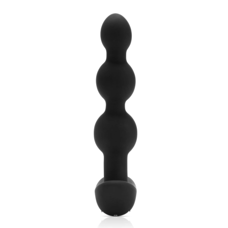 b-Vibe Triplet Vibrating Bead System Black Rechargeable 11.7cm