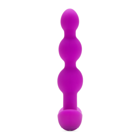 b-Vibe Triplet Fuchsia Intimate Bead System - Dual Motor, 11.7 cm