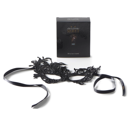 Dirty Little Secret Elegant Lace Eye Mask - Black, One Size