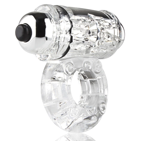 The Screaming O O Wow Clear Vibrating Ring - Stretchy, Reusable, Waterproof