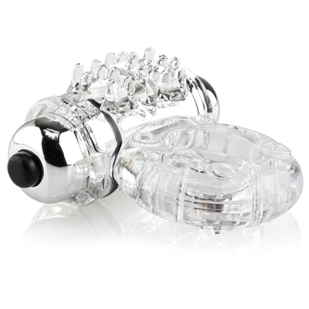 The Screaming O O Wow Clear Vibrating Ring - Stretchy, Reusable, Waterproof