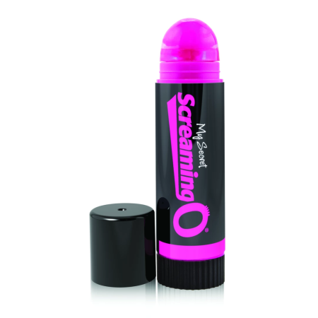 The Screaming O My Secret Vibrating Lip Balm Mini Intimate Device Pink