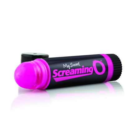 The Screaming O My Secret Vibrating Lip Balm Mini Intimate Device Pink