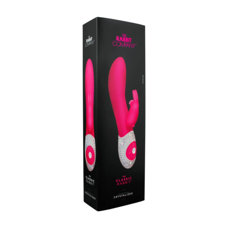 The Rabbit Company Classic Rabbit Bling Pink Intimate Dual Motor Model
