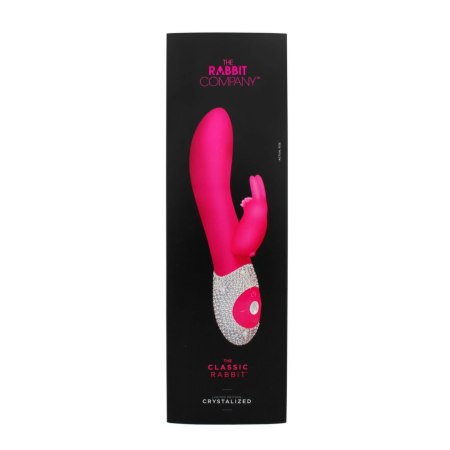 The Rabbit Company Classic Rabbit Bling Pink Intimate Dual Motor Model