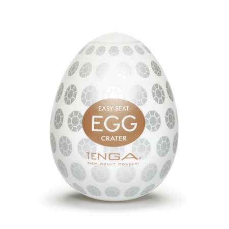 Tenga Egg Crater Stretchable Intimate Device Single Piece Transparent