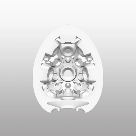 Tenga Egg Crater Stretchable Intimate Device Single Piece Transparent