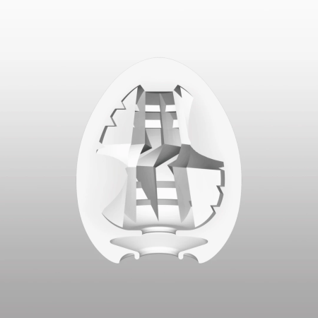 Tenga Egg Thunder Intimate Stimulation Device - Flexible Textured Sleeve