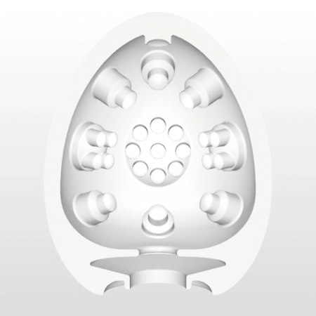 Tenga Egg Clicker Intimate Pleasure Device - Flexible Textured Sleeve