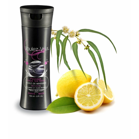 Voulez-Vous... Massage Oil Eucalyptus & Lemon 150ml - Refreshing Formula