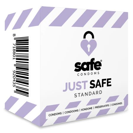 Safe Just Safe Anatomically Shaped Latex Protection 5 pcs
