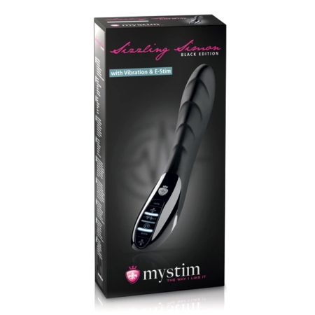 Mystim Sizzling Simon Black - Dual Action Intimate System, 27 cm
