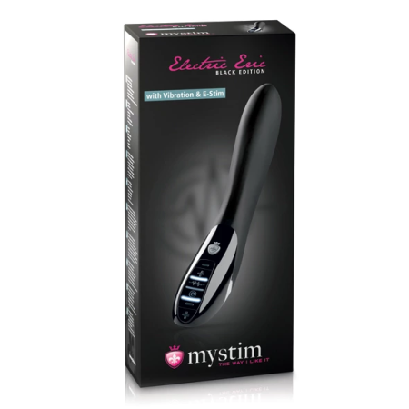 Mystim Electric Eric eStim Intimate Device Black 27cm