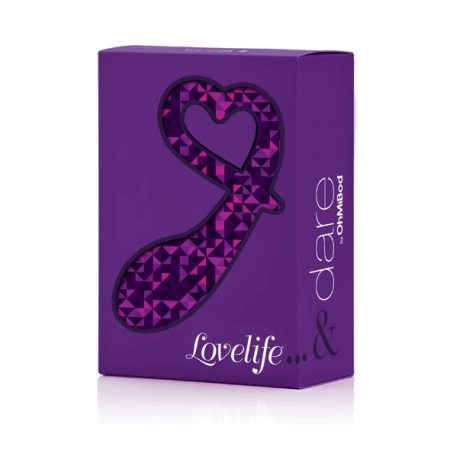 OhMiBod Lovelife Dare Silicone Anal Plug - Ergonomic Medium Size Pink