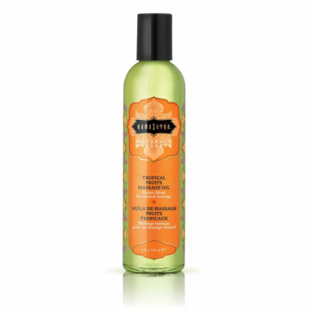 Kama Sutra Naturals Massage Oil Tropical Fruits 236ml - Nourishing Formula
