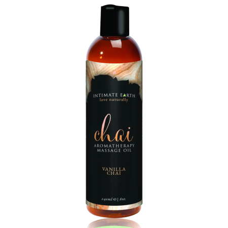 Intimate Earth Massage Oil Chai & Vanilla 120ml - Organic Extracts