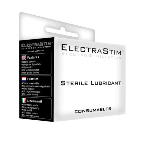 ElectraStim Surgilube Sterile Lubricant 10 x 3g Sachets Medical Grade
