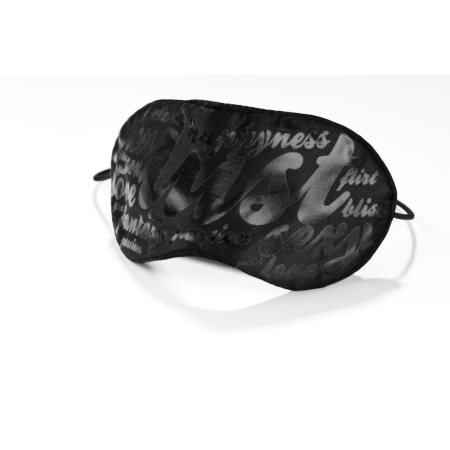 Bijoux Indiscrets Blind Passion Satin Eyemask - Elegant Black Accessory