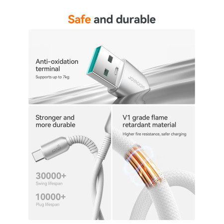 USB kabelis Joyroom S-A51 USB-A to USB-C 1.2m