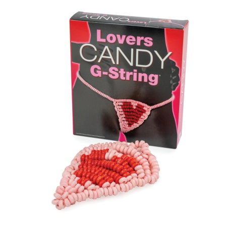Lovers Candy G-String Edible Lingerie 145g - Pastel Sweets Novelty