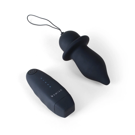 B Swish Bfilled Classic Black Wireless Intimate Plug - 5 Functions