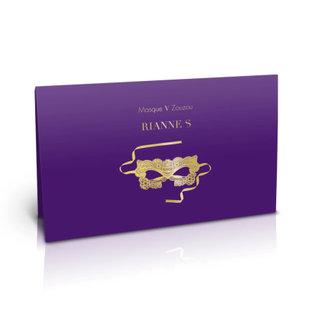 RIANNE S Soiree Mask V Zouzou - Elegant Soft Venetian-Style Mask