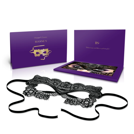 RIANNE S Soiree Mask V Zouzou - Elegant Soft Venetian-Style Mask