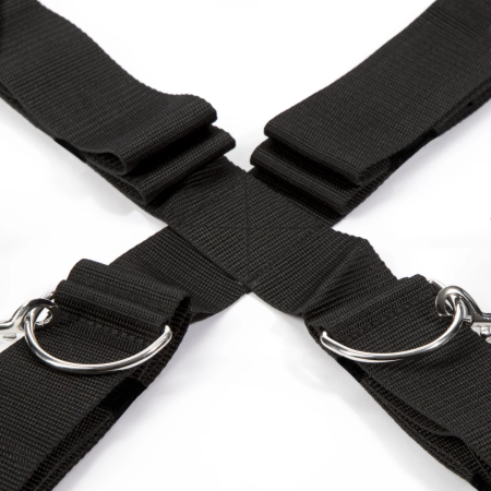 Fifty Shades of Grey Over the Bed Cross Restraint System with Soft Cuffs