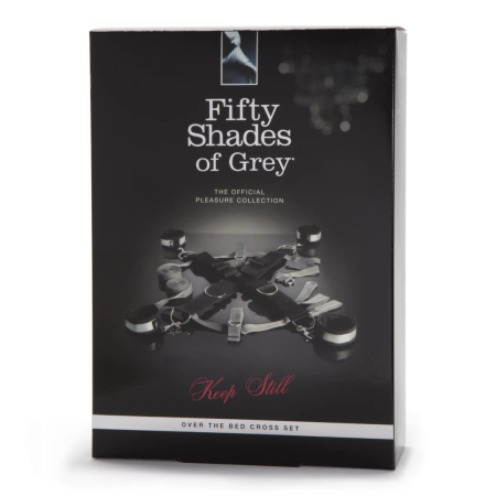 Fifty Shades of Grey Over the Bed Cross Restraint System with Soft Cuffs