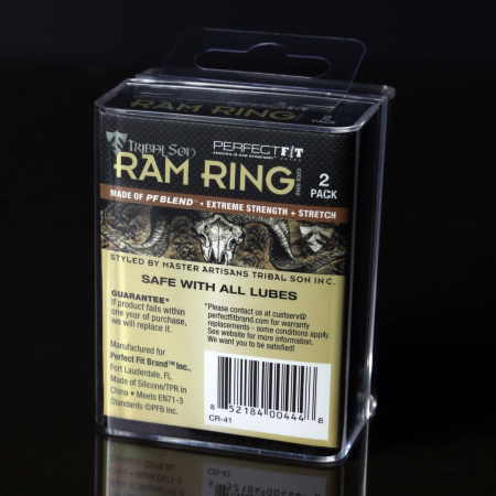 Perfect Fit Ram Ring Kit Double Black - Premium Silicone-TPE Rings Set