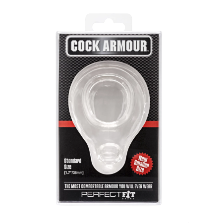 Perfect Fit Cock Armour Regular Clear - Anatomical Comfort Ring, 43mm