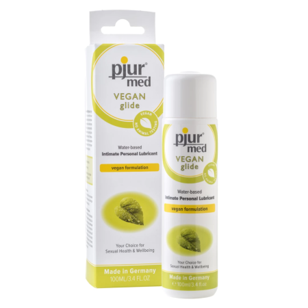 Pjur MED Vegan Glide Water-Based Lubricant 100ml - Gentle Formula
