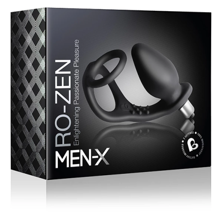Rocks-Off RO-Zen 7-Speed Dual Ring Intimate System Black