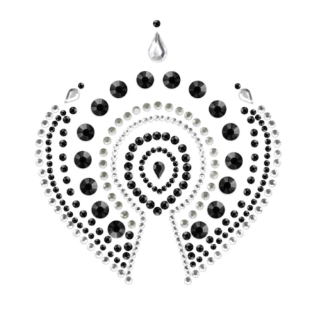 Bijoux Indiscrets Flamboyant Black & Silver Body Jewelry Set