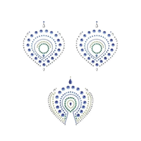 Bijoux Indiscrets Flamboyant Body Jewels Blue & Green Set