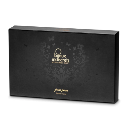 Bijoux Indiscrets Pom Pom Feather Sensual Touch Accessory Black