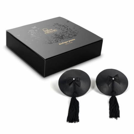 Bijoux Indiscrets Burlesque Decorative Black Adhesive Covers