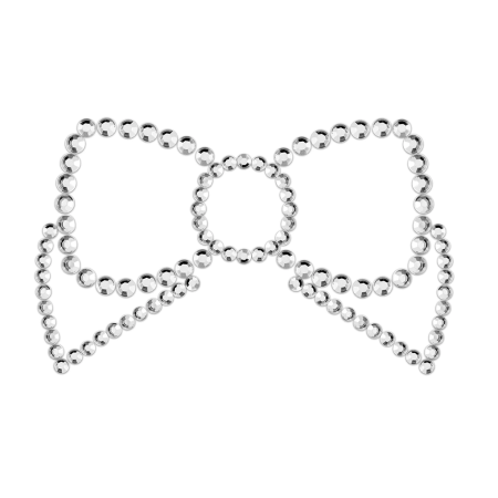 Bijoux Indiscrets Mimi Bow Silver - Decorative Body Accessories Set