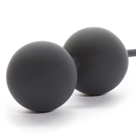Fifty Shades of Grey Tighten and Tense Silicone Kegel Ball Set 70g Black