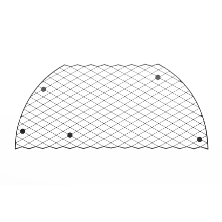 Bijoux Indiscrets Louise Eyemask - Flexible Adhesive Mask, Black Design