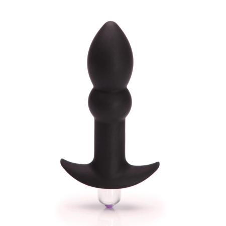 Tantus Perfect Butt Plug Plus Black Silicone Vibrating Plug 3 Modes