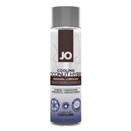 System JO Hybrid Lubricant Coconut Cooling 120ml - Creamy Long-Lasting Formula