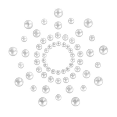 Bijoux Indiscrets Mimi Pearl Crystal Body Decoration Set 2 pcs