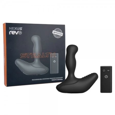 Nexus Revo Stealth Remote-Controlled Intimate Wellness Device, Black