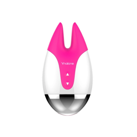 Nalone FiFi Dual-Tip Compact Silicone Vibrator, 7 Modes, USB Rechargeable