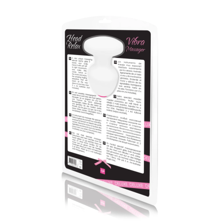 LoversPremium Head Relax Vibra Massager Deluxe - Ergonomic Vibrating Head Massager 28cm