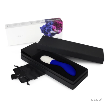 LELO Mona Wave Midnight Blue Intimate Massager, 10 Modes, Waterproof