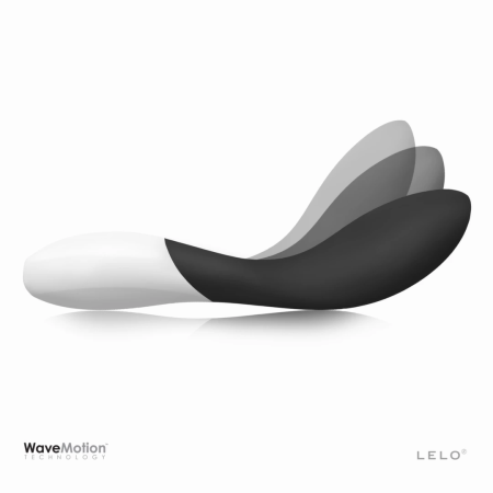 LELO Mona Wave Black - Rechargeable Silicone G-Spot Massager, Large Size