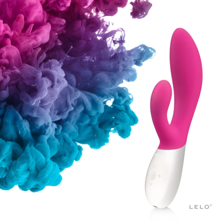 LELO Ina Wave Cerise - Dual Motor Silicone Massage Device, Pink